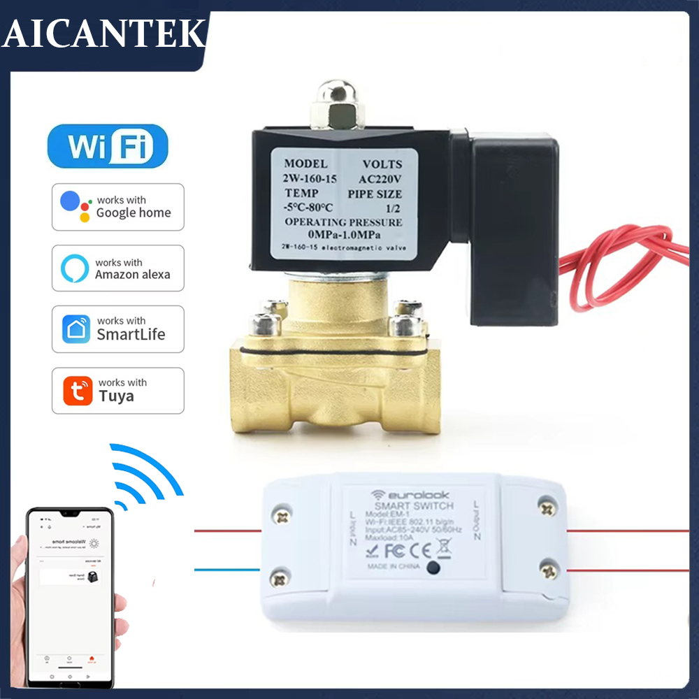 Smart Garden Instructions - AC220V Tuya WiFi スマート電磁弁 1/2 