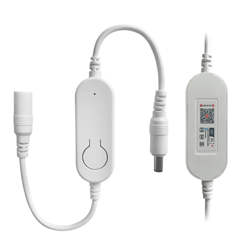 Smart Garden Light Controller - DC12V-24V Tuya Wifi LED ストリップライトコントローラー単色ライト用調光器ウォーム/クールホワイト調整 Alexa