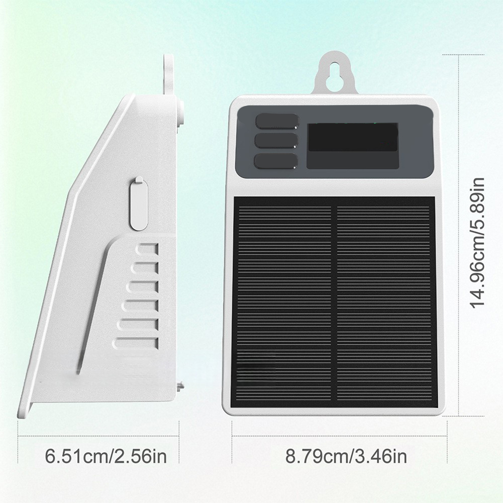 Smart Garden System - スマートソーラー式自動散水システムタイマー灌漑装置、15個の鉢植え用、屋内外庭園植物ケア、USB充電付き