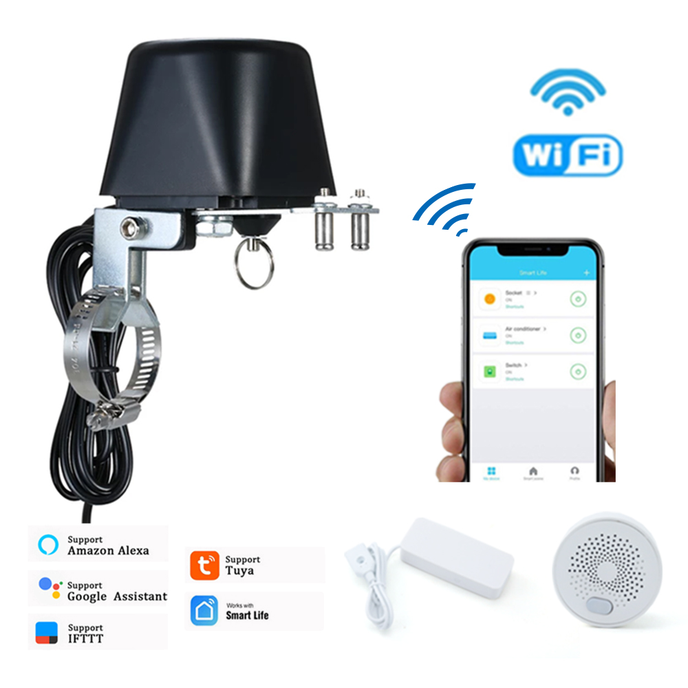 Smart Garden Instructions - Tuya-ガーデンタイマー,ウォーターセンサーとガスアラーム,自動シャットオフバルブ,wifi,Alexa, Googleアシスタント,Smartlifeアプリと互換性があります