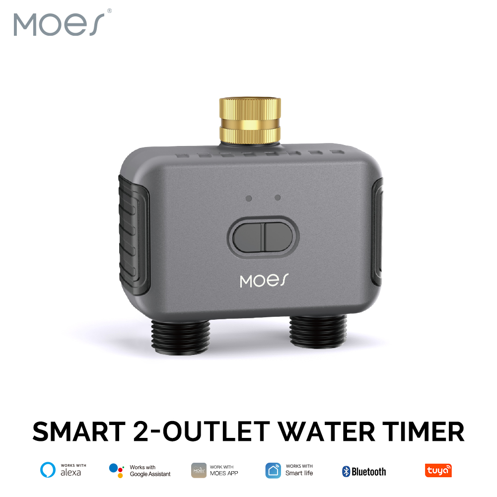 Smart Garden Watering Can - Moes-インテリジェントガーデンスプリンクラー,Bluetooth,双方向ウォーターバルブ,プログラム可能なタイマー,フィルター,雨の遅延,自動灌漑制御