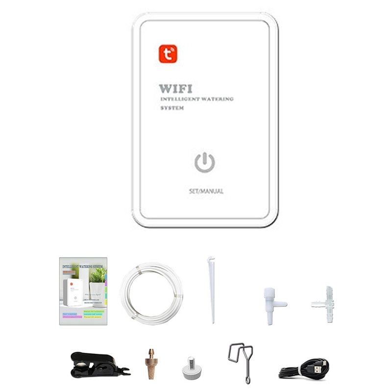 Smart Garden System - ABMR-TuyaスマートWiFiガーデンコントロール散水装置自動点滴灌漑システムキット