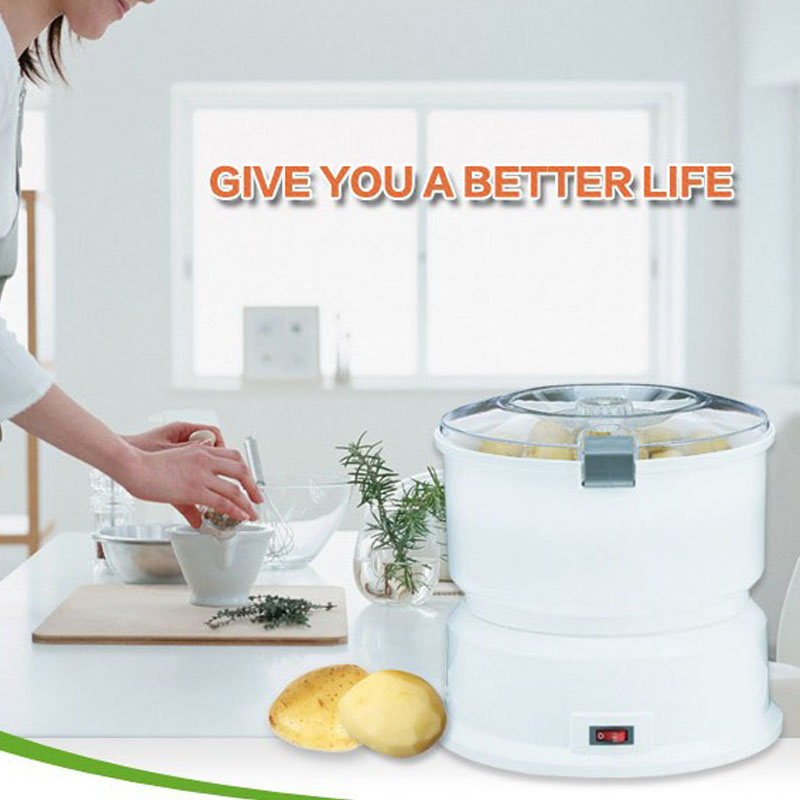 Smart Garden Kitchen - KOTUMY 電動ポテトピーラー自動ポテト皮むき機ポテト皮むきリムーバー多機能キッチンツール 110V/220V
