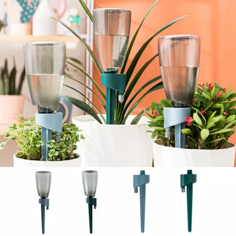 Smart Garden Project - 調整可能な植物の自己散水スパイク、自動点滴灌漑システム、屋内と屋外のガーデニングはボトル、ガーデンツールに適合します
