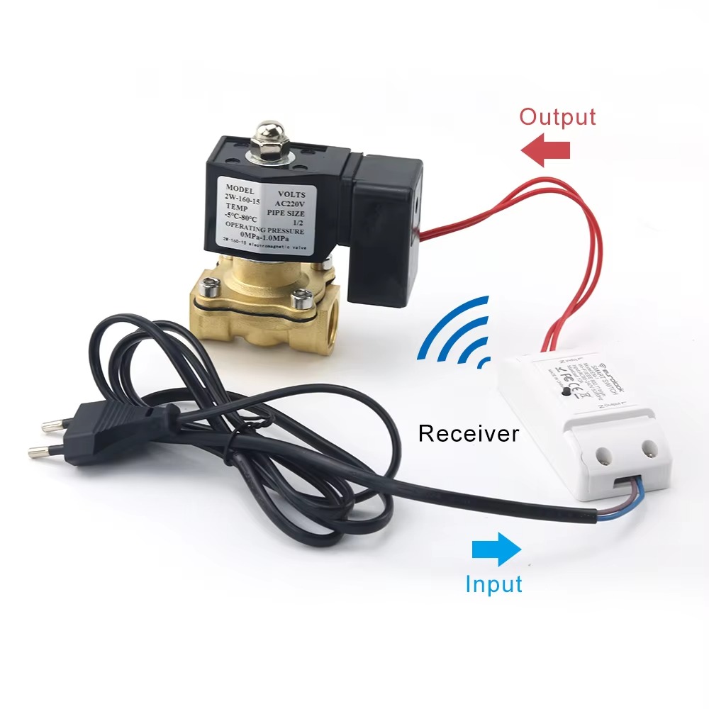 AC220V Tuya WiFi スマート電磁弁 1/2 