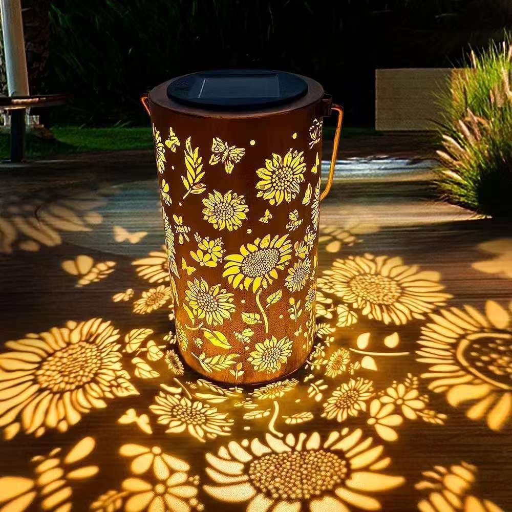 ひまわりライトとシャドウライト防水屋外ライトソーラーパワーで - Smart Garden Ornaments のレビューと価格