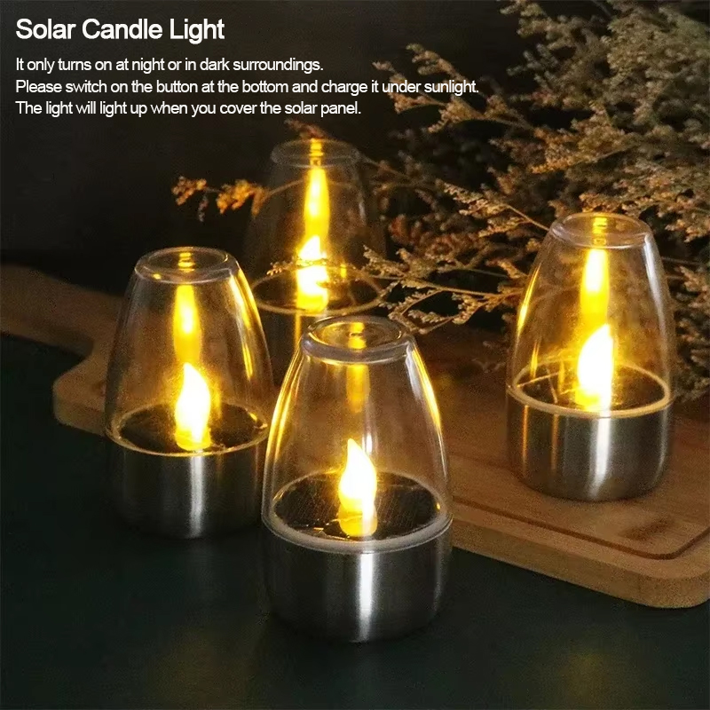 LED ソーラーキャンドルライトフレームレス充電式ナイトライ - Smart Garden Spotlights のレビューと価格
