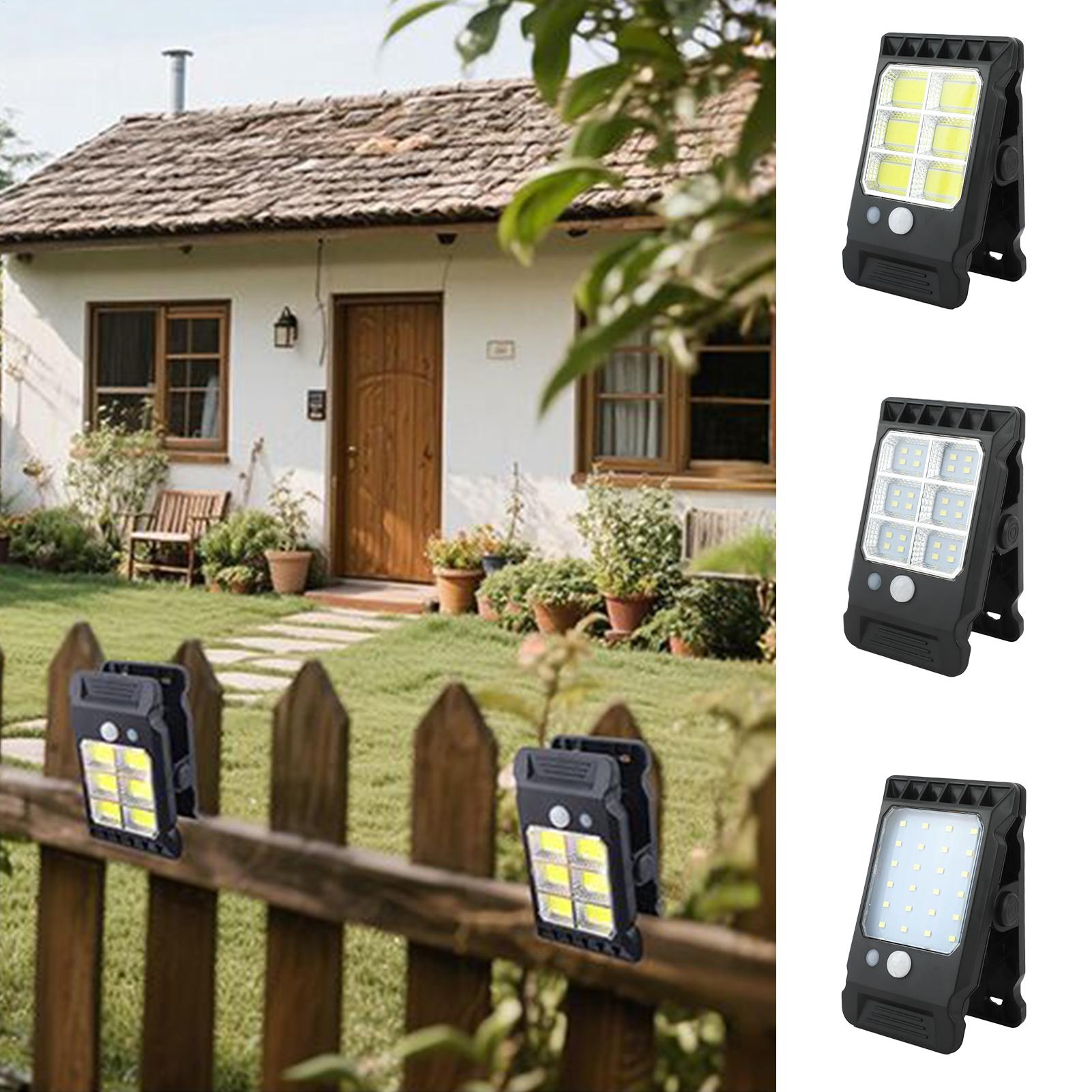 クリップソーラーライト屋外スマートセンサー屋外ライト3モード - Smart Garden Gate のレビューと価格