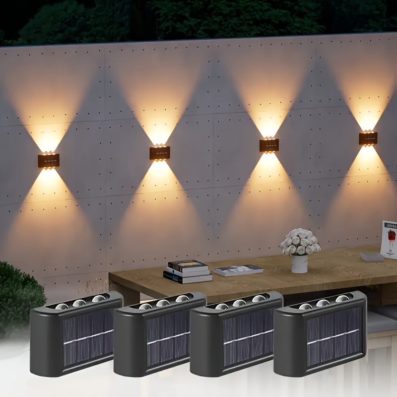 LEDソーラーライト 屋外防水 ソーラーウォールランプ 上下 - Smart Garden Light Camera のレビューと価格