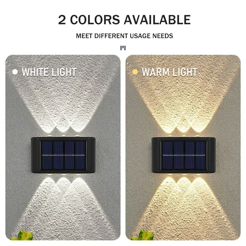 LEDソーラーライト 屋外防水 ソーラーウォールランプ 上下 - Smart Garden Light Camera のレビューと価格