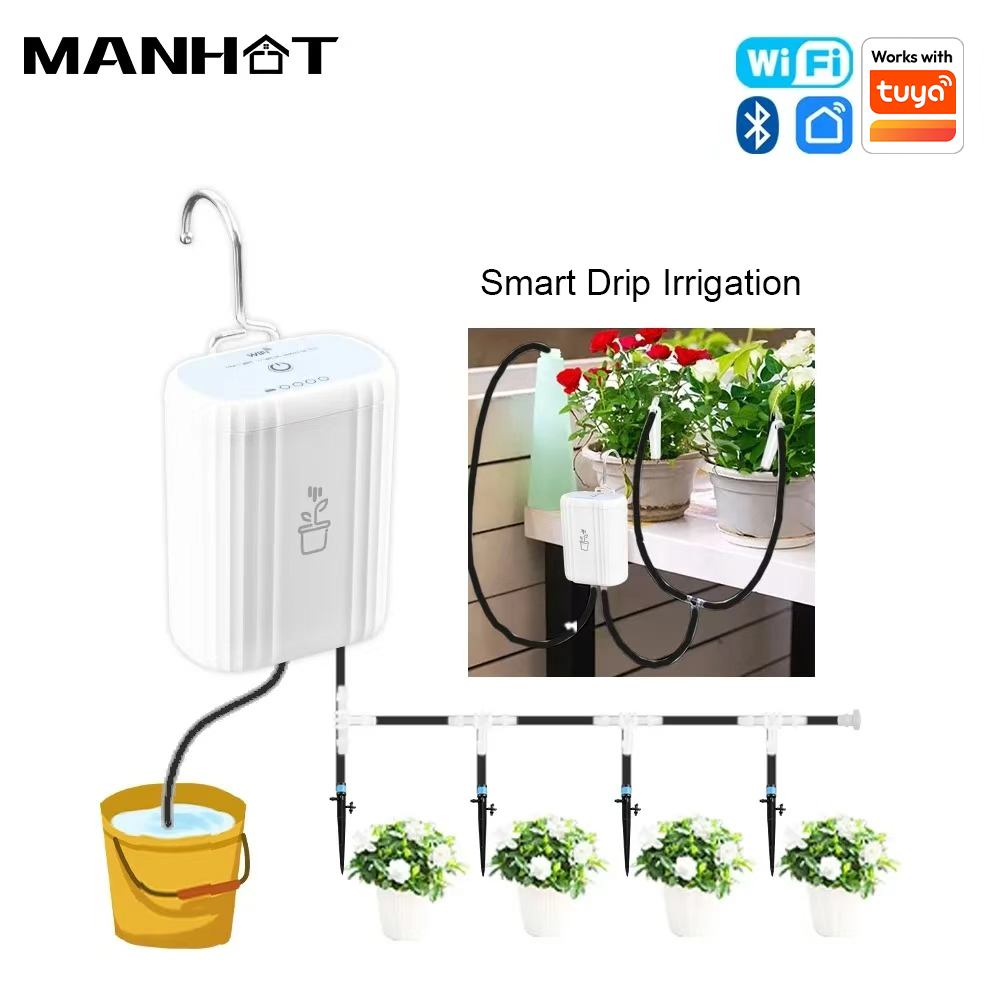 MANHOT WiFi スマート散水ポンプ充電式バッテリーイ - Smart Garden Watering Can のレビューと価格