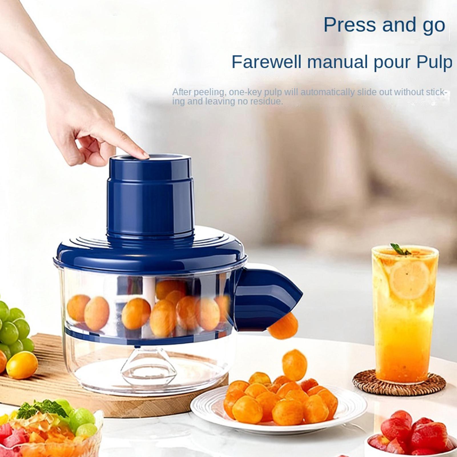 自動ブドウ皮むき器、電動ニンニク皮むき器、小型家庭用充電式フ - Smart Garden Kitchen のレビューと価格