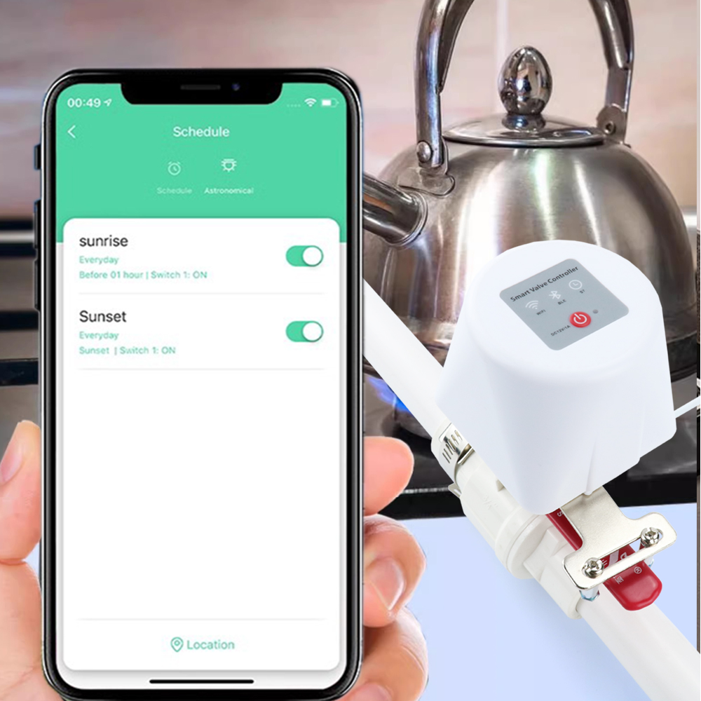 Tuya WiFi ウォーターバルブ ワイヤレス ガス遮断タ - Smart Garden Instructions のレビューと価格