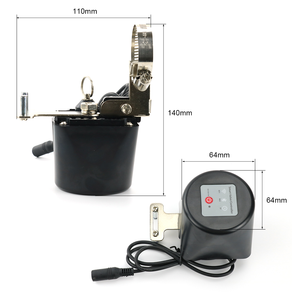 Tuya WiFi ウォーターバルブ ワイヤレス ガス遮断タ - Smart Garden Instructions のレビューと価格