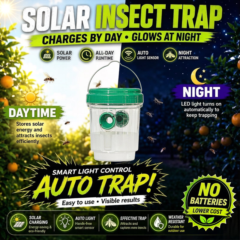 ソーラー式果物蠅捕獲器 庭園果樹園用小型飛翔昆虫捕獲器 バケ - Smart Garden Spotlights のレビューと価格