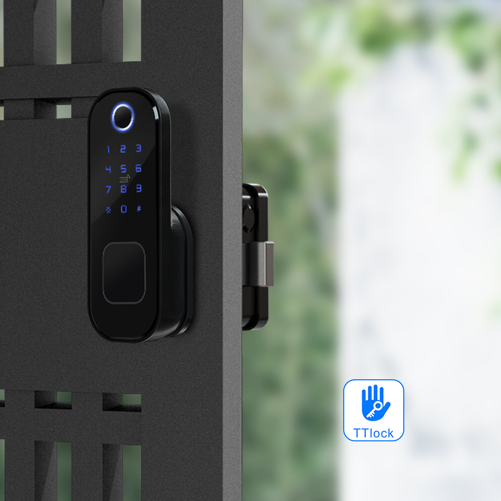 インテリジェントドアロック,両面指紋センサー,RFIDカード - Smart Garden Gate のレビューと価格