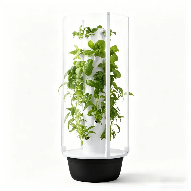 5層式スマート垂直水耕栽培ガーデン、育成ライト付き屋内ハーブ - Smart Garden System のレビューと価格