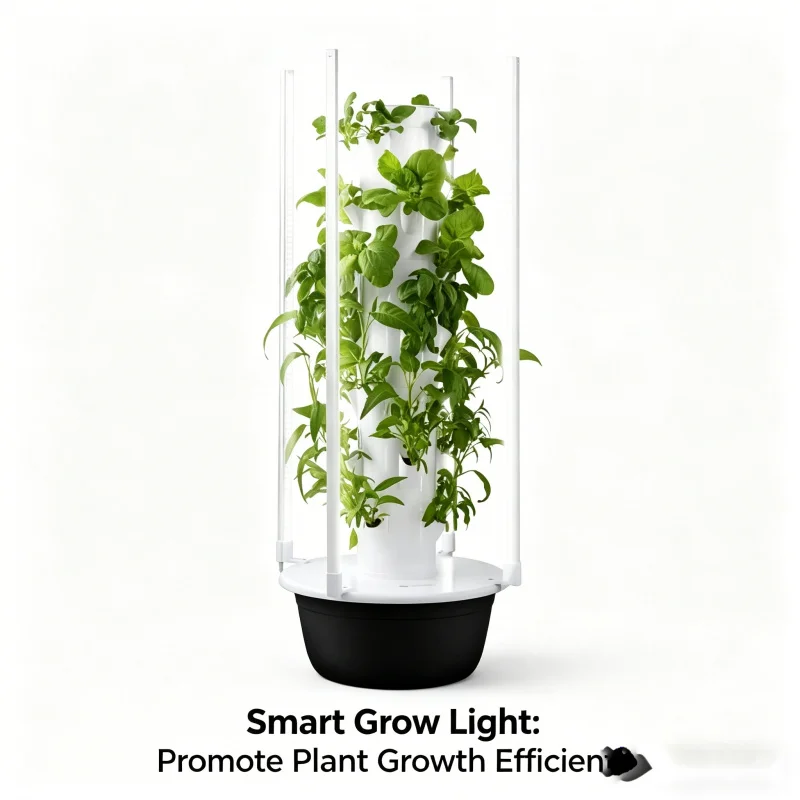5層式スマート垂直水耕栽培ガーデン、育成ライト付き屋内ハーブ - Smart Garden System のレビューと価格