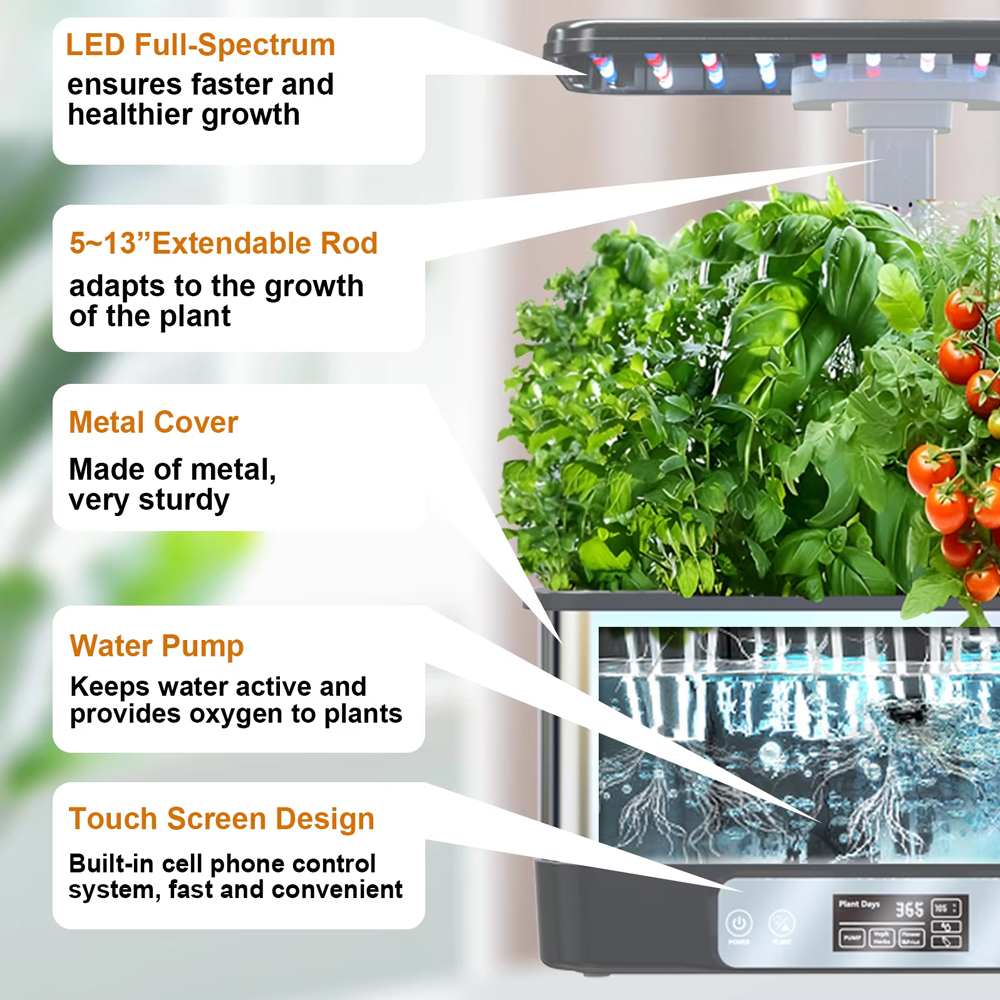 Tuya WiFi対応 室内水耕栽培システム LED育成ライ - Smart Garden Box のレビューと価格