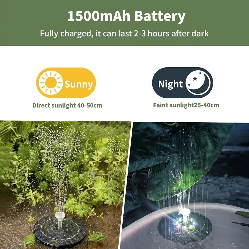 回転式ソーラーLED噴水,3W, 6ノズル,屋外ウォーターポ - Smart Garden Spotlights のレビューと価格