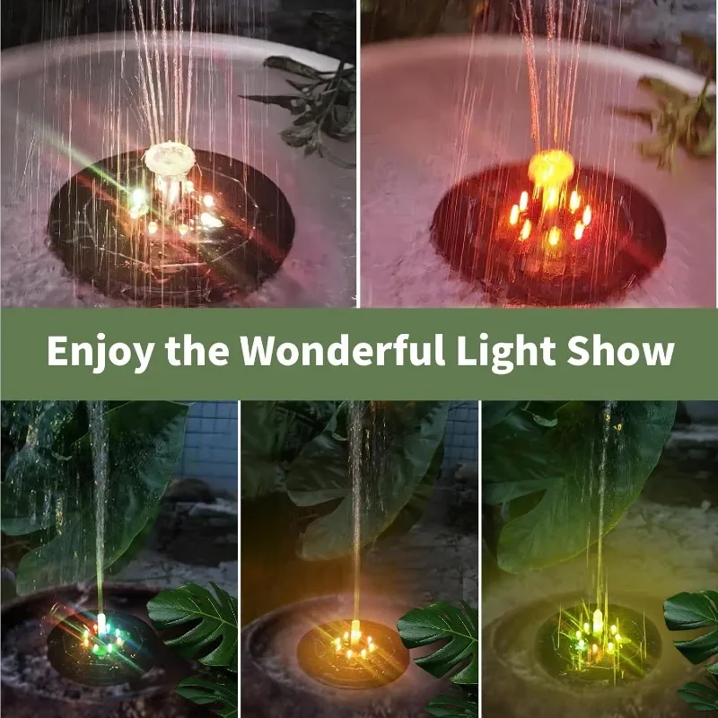 回転式ソーラーLED噴水,3W, 6ノズル,屋外ウォーターポ - Smart Garden Spotlights のレビューと価格