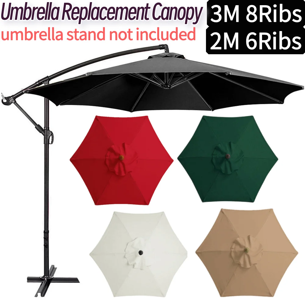 6/8ボーンパラソル傘表面スタンドなし2mパラソル交換可能な - Smart Garden Umbrella のレビューと価格