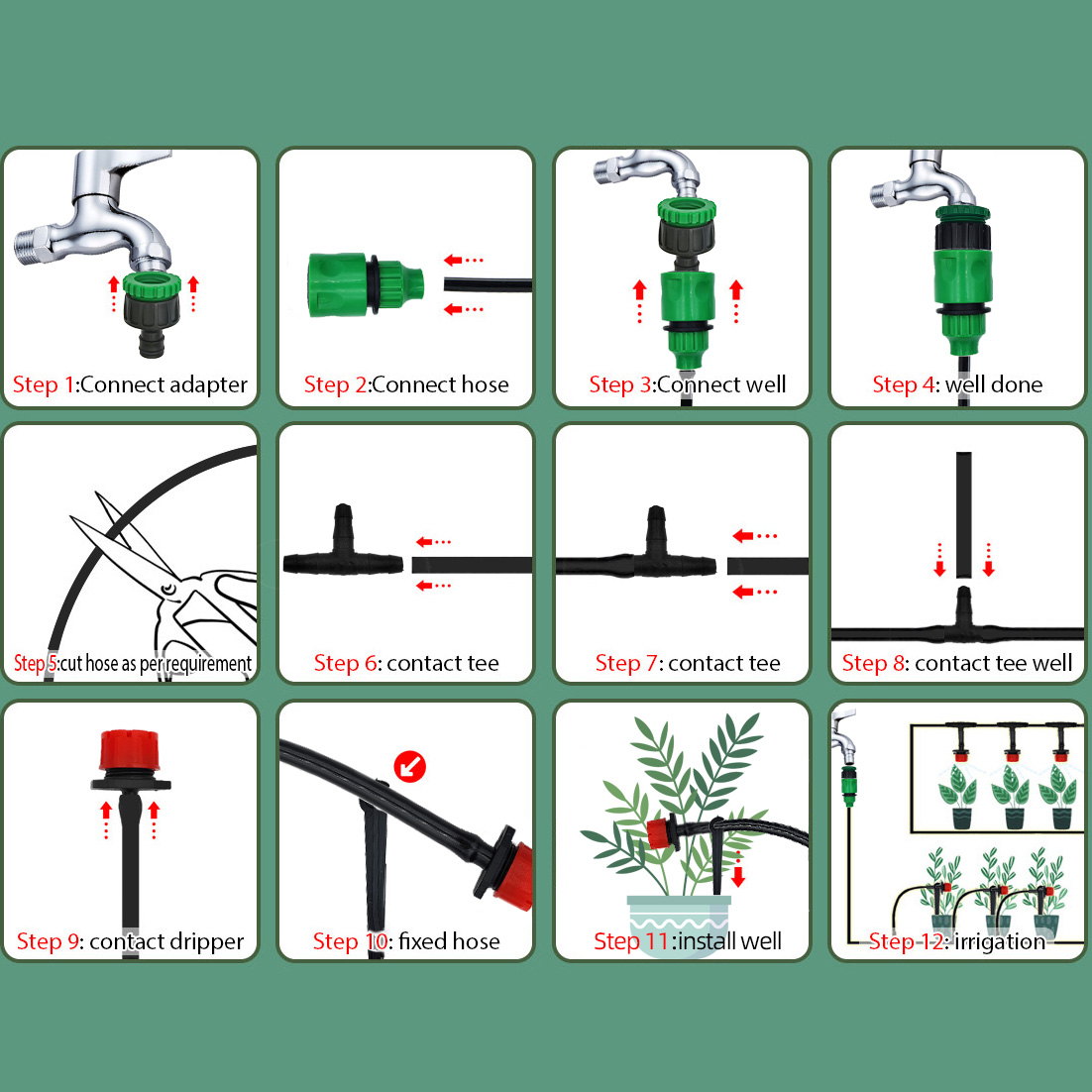 調整可能な再利用可能な温室キット,灌漑システム,ガーデンホー - Smart Garden Outdoor のレビューと価格