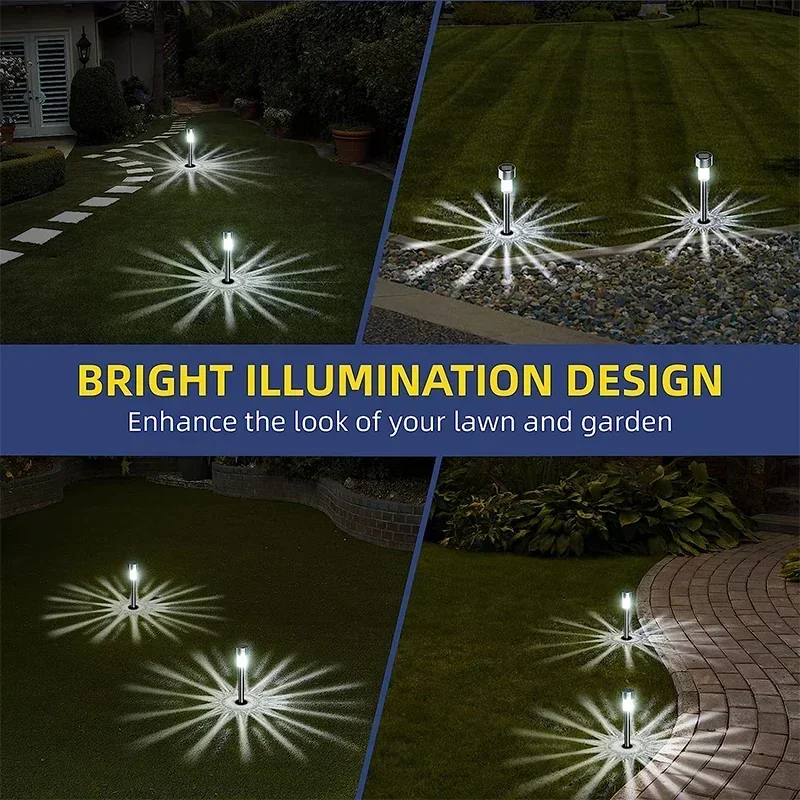 ソーラー屋外ライトガーデンランプ太陽光発電防水風景パス屋外庭 - Smart Garden Spotlights のレビューと価格