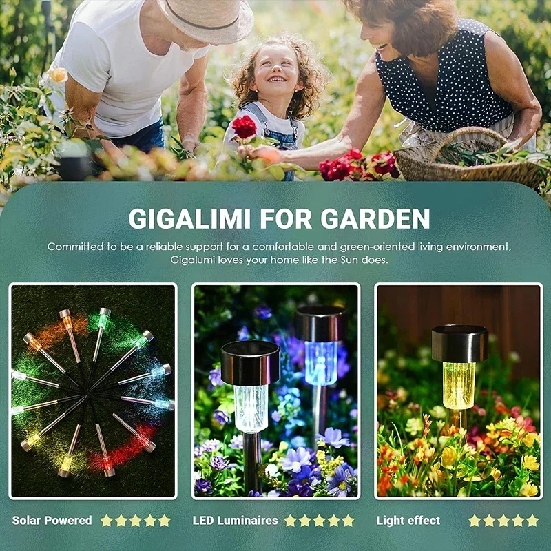 ソーラー屋外ライトガーデンランプ太陽光発電防水風景パス屋外庭 - Smart Garden Spotlights のレビューと価格