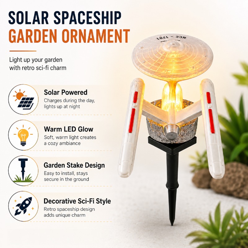 スタートレック USS エンタープライズ ソーラーガーデンス - Smart Garden Spotlights のレビューと価格