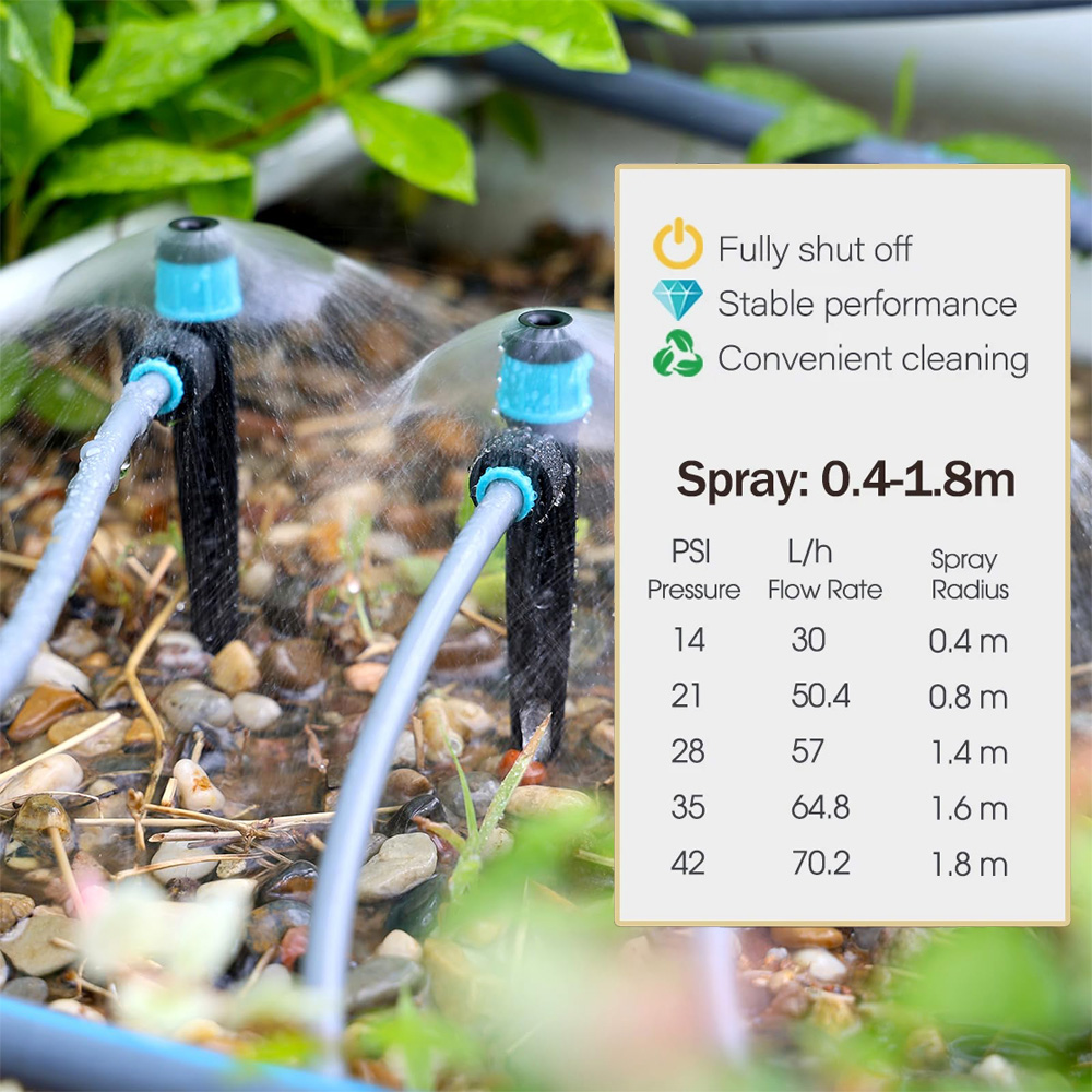 3/8インチ バブラーガーデン灌漑システム 9/12mm P - Smart Garden Kitchen のレビューと価格
