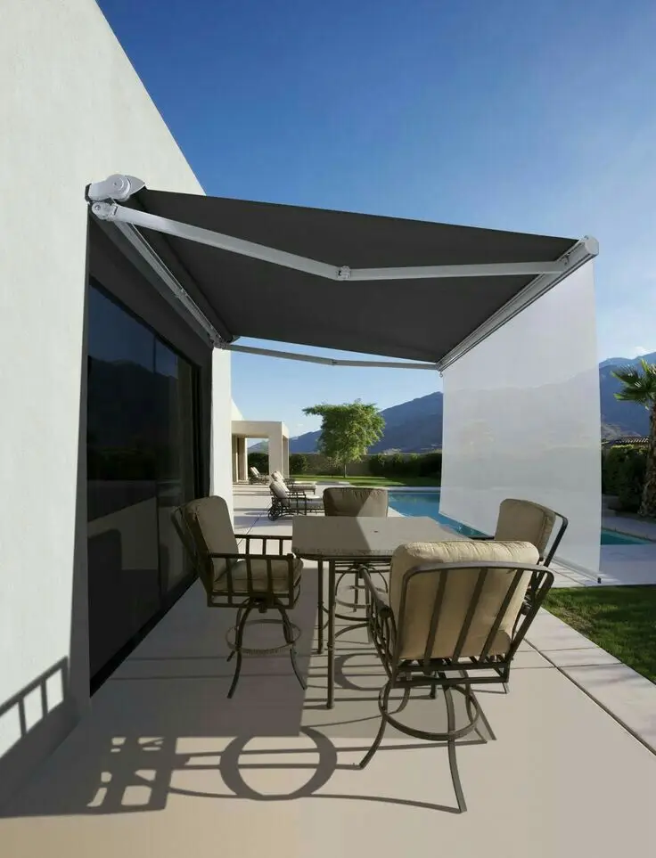 屋外日よけカスタマイズされた折りたたみ格納式電気スマート屋外 - Smart Garden Umbrella のレビューと価格