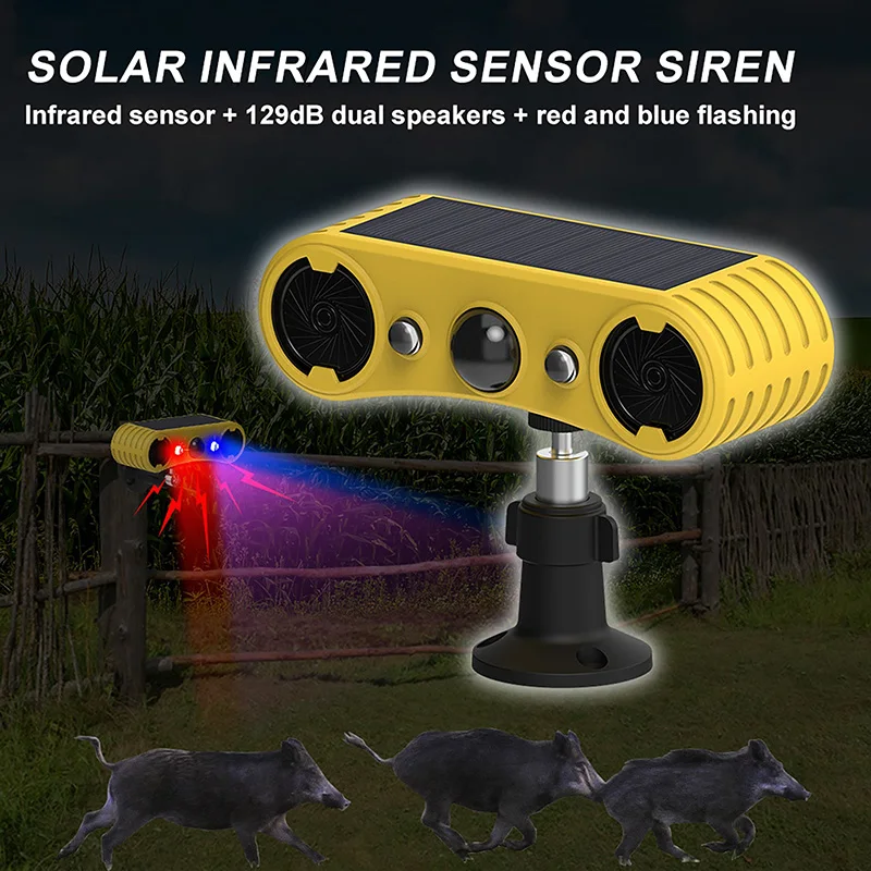 ソーラーモーションセンサーアラームLED赤＆青ストロボライト - Smart Garden Light Camera のレビューと価格