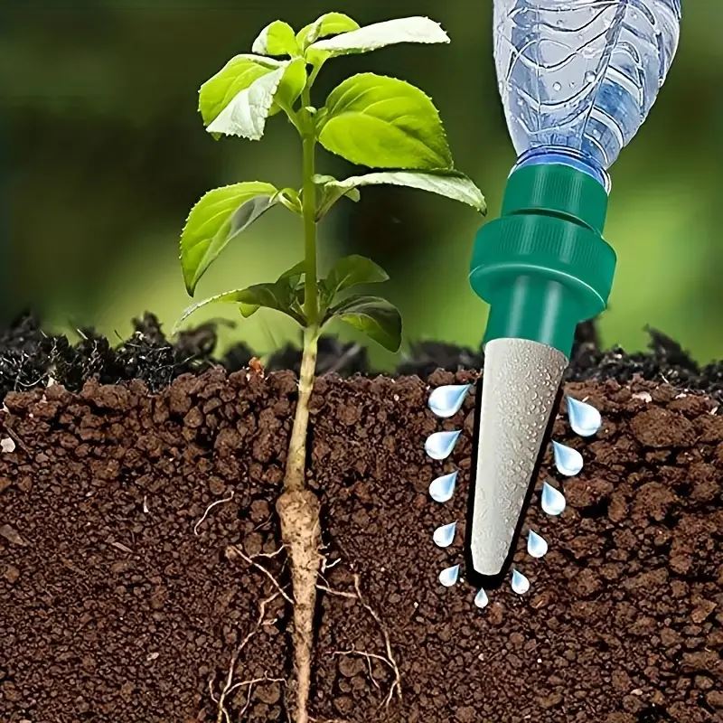 4個入り自動植物点滴灌漑ウォーターステーク、庭用セラミック自 - Smart Garden Project のレビューと価格