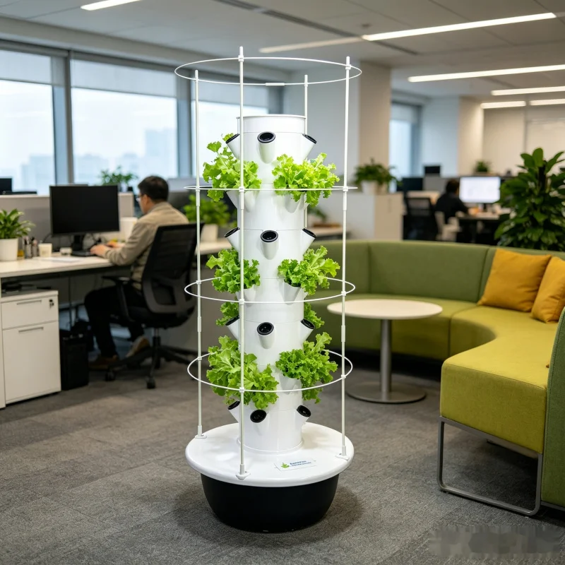 スペースツリー5層式垂直水耕栽培タワー 室内スマート野菜プラ - Smart Garden Tower のレビューと価格
