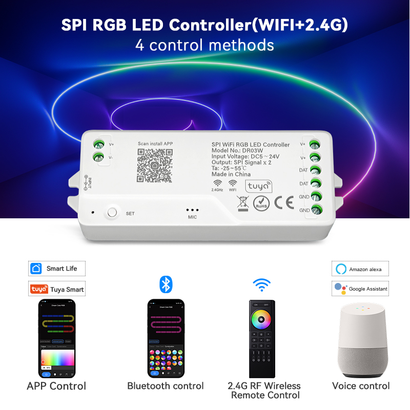 DR03W/DR04W Tuya WIFI LED コントロ - Smart Garden Light Controller のレビューと価格
