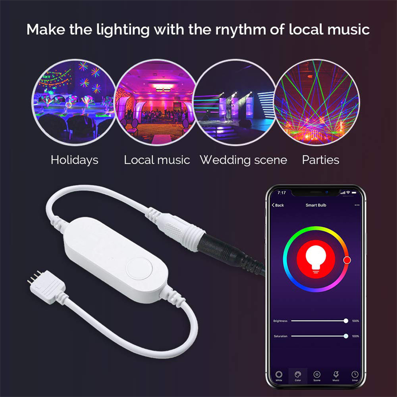 Tuya-Wi-Fi調光器12-24V,RGB LEDストリ - Smart Garden Light Controller のレビューと価格