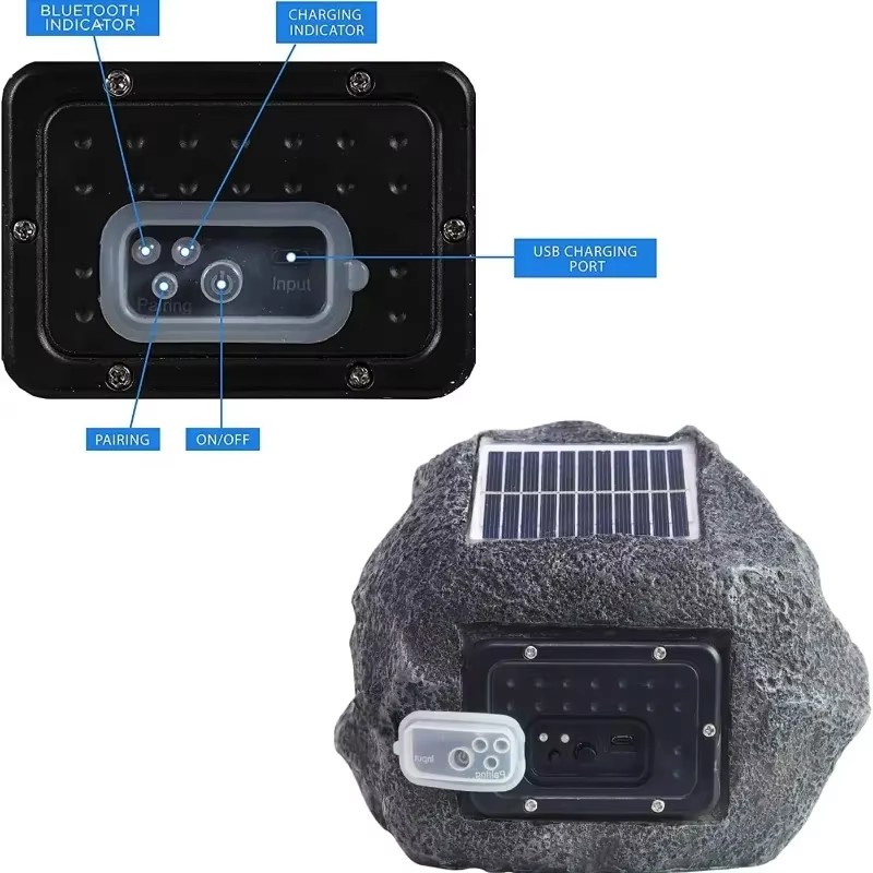 ソーラー充電 Bluetooth スピーカー屋外ガーデンスト - Smart Garden Box のレビューと価格