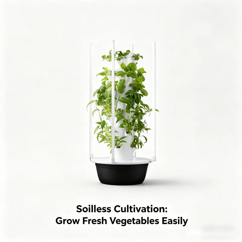 スペースツリー垂直水耕栽培タワー スマート野菜プランター 室 - Smart Garden System のレビューと価格