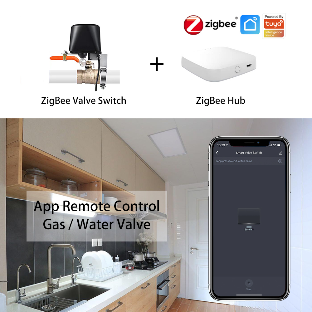 ZigBee 水/ガスバルブリモートコントロールシステムゲー - Smart Garden Gate のレビューと価格