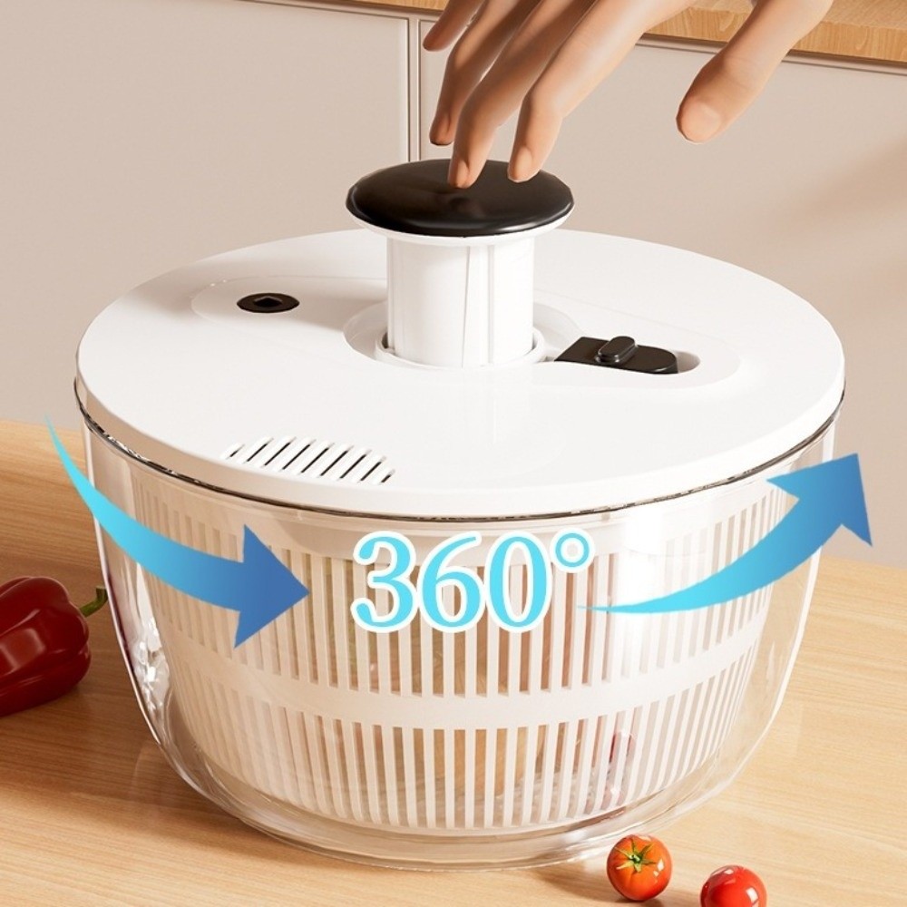 大容量野菜脱水機半自動クイック排水フルーツドレンバスケット回 - Smart Garden Kitchen のレビューと価格