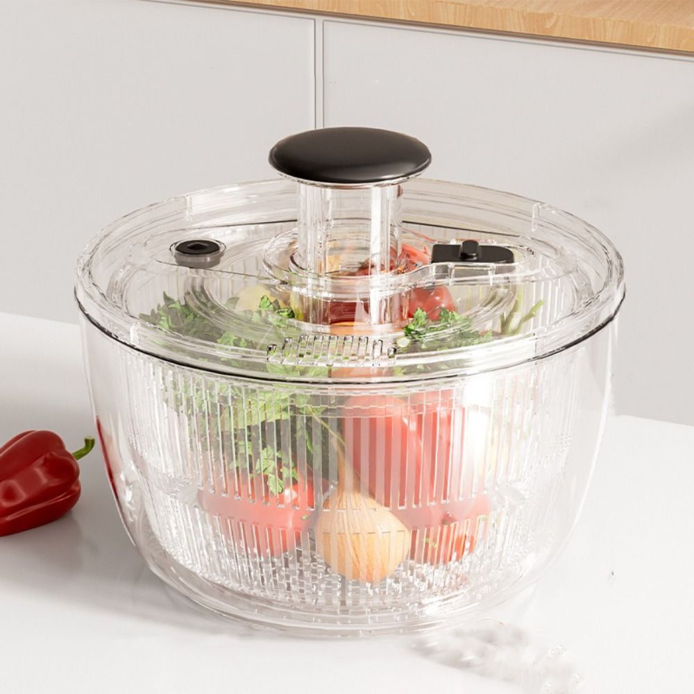 大容量野菜脱水機半自動クイック排水フルーツドレンバスケット回 - Smart Garden Kitchen のレビューと価格