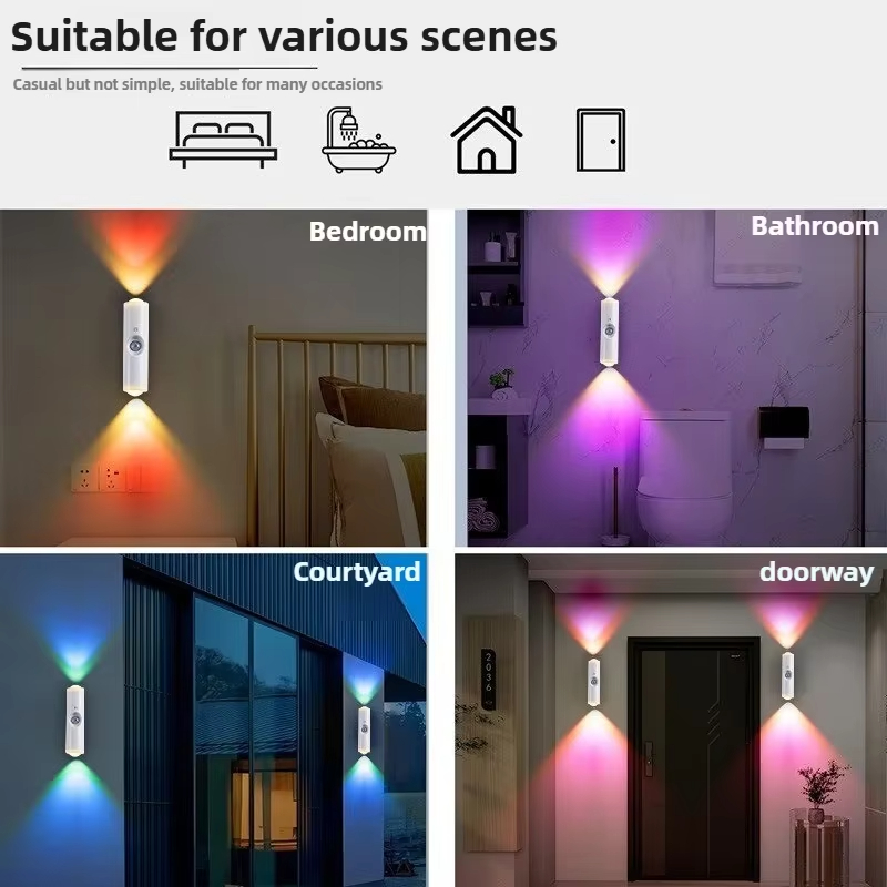 スマート RGB グラデーションナイトライト磁気モーションセ - Smart Garden Ornaments のレビューと価格