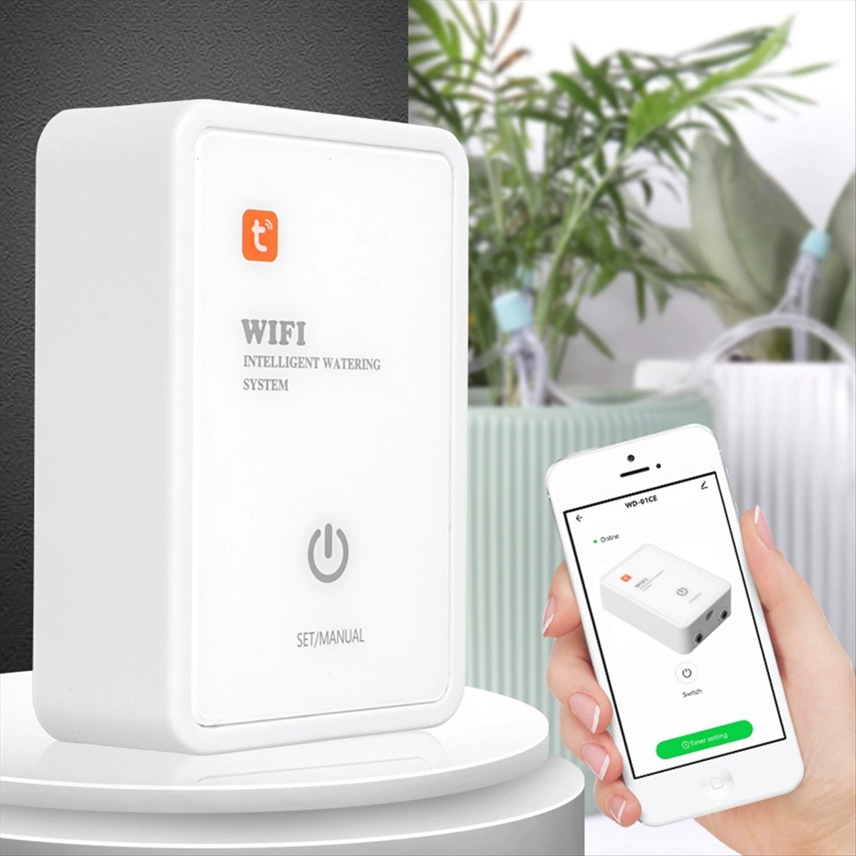 Tuya WiFi スマート散水システム 庭用 自動点滴灌漑 - Smart Garden Box のレビューと価格