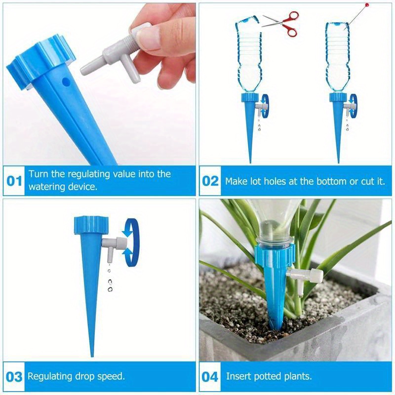 自動点滴灌漑システム自己散水スパイク花植物温室庭調整可能な自 - Smart Garden Project のレビューと価格