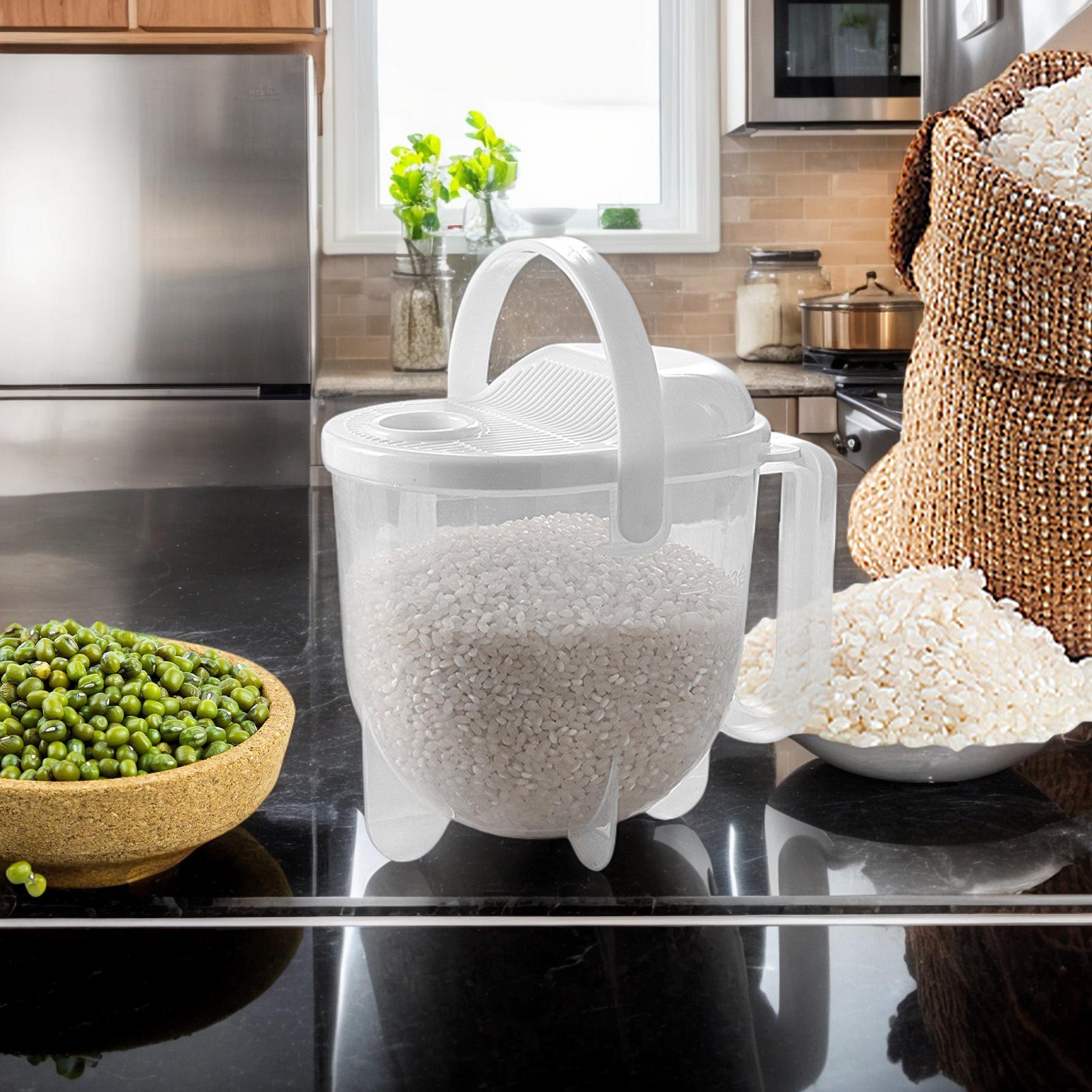 手洗い不要 新キッチン多機能アクリル厚底米水切りかご 米果物 - Smart Garden Kitchen のレビューと価格