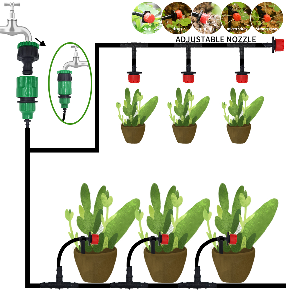 マイクロ点滴灌漑システムポータブル 20 メートル自動散水調 - Smart Garden Tower のレビューと価格