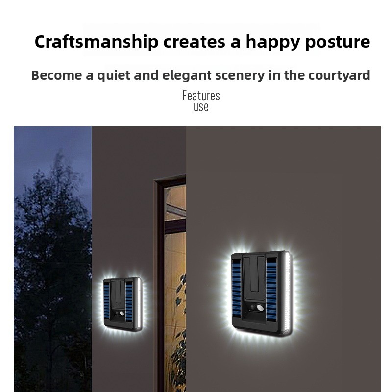 新しいスマート屋外折りたたみソーラーウォールランプヨーロピア - Smart Garden Outdoor のレビューと価格